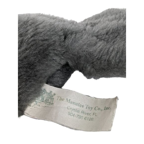 The Manatee Toy Co Gray Manatee Marine Ocean Plush Stuffed Animal 9.75" - Picture 6 of 7